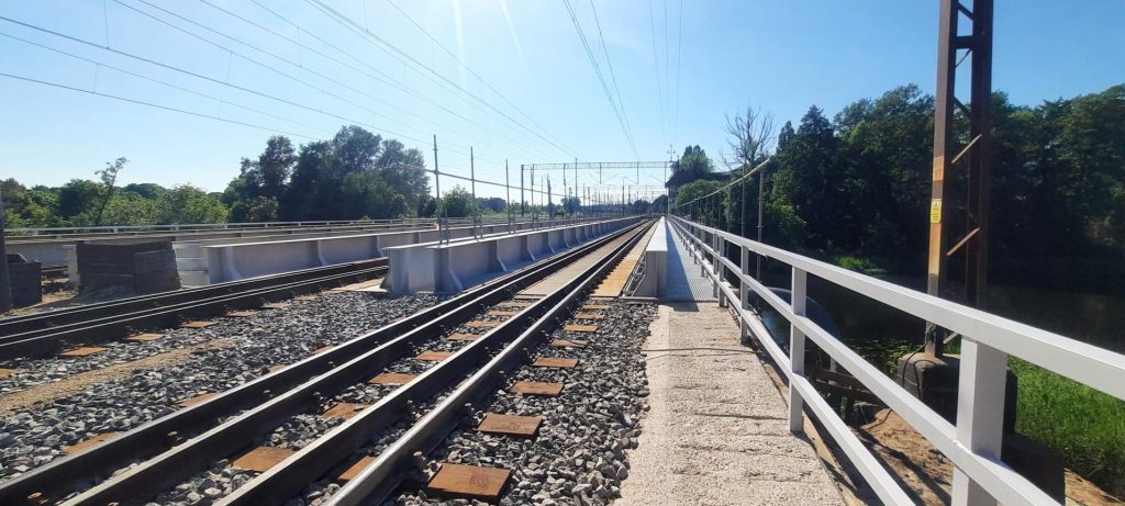 Modernizacja mostu w Pile 6 linia kolejowa nr 18