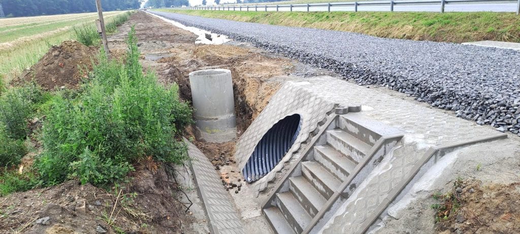 Budowa obiektu inzynieryjnego w km 46553 a